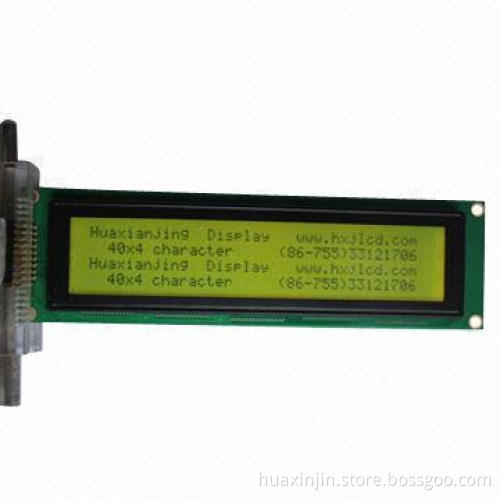 40 x 4-character LCD Module